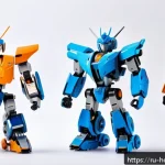 헬로카봇 로봇의 변신 원리 - A highly detailed close-up of a transforming robot toy inspired by Hello Carbot, showcasing intricat...